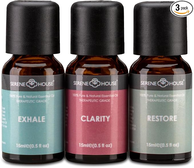 Serene House Healing Collection - 100% Natural Essential Oil Gift Set