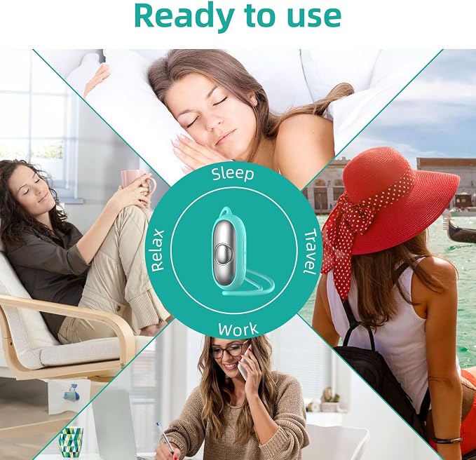 Handheld Relaxation Device – Dual-Mode Gentle Pulse Wellness Tool for Adults & Kids, Portable Sleep Device, Supports Calm Focus & Better Rest, USB-C Rechargeable (Green)