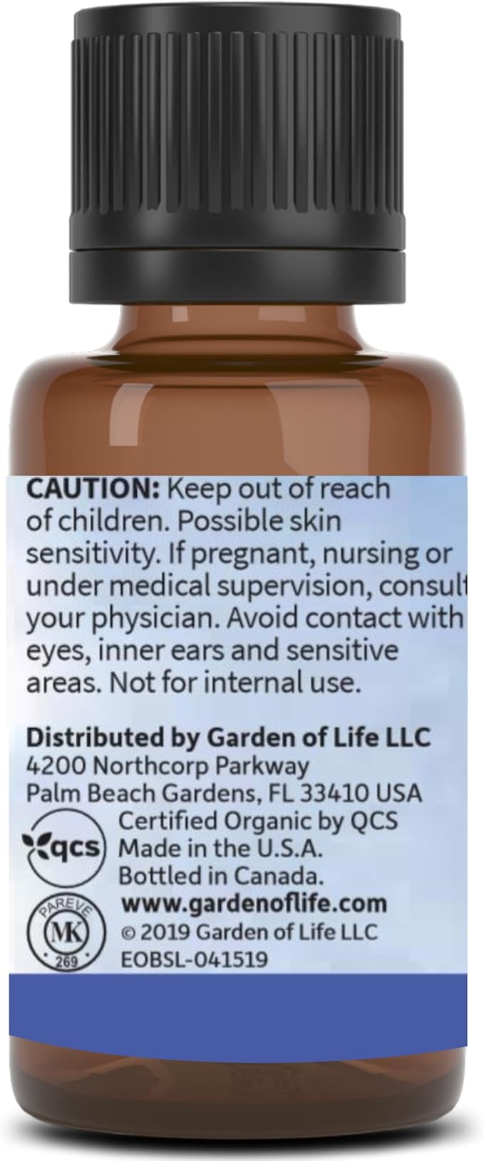 Garden of Life Essential Oil Sleep Blend – 100% Pure Lavender, Ylang Ylang & Chamomile Essential Oil for Diffuser, Home, Skin & Body Care, Calming and Peaceful, USDA Organic, Non-GMO, 0.5 fl oz