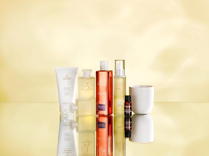Aromatherapy Associates De-Stress Muscle Bath and Shower Oil, Natural Body Oil for Deep Relaxation and Comfort, Hydrating Body Made with 3 Essential Oils (1.86 oz)