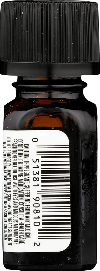 Aura Cacia Pure Essential Oil, Organic Lemon, 0.25 fl oz (7.4 ml)