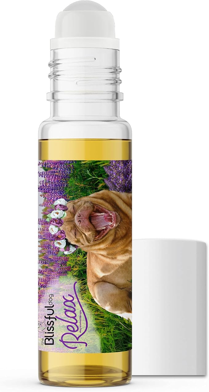 The Blissful Dog Douge de Bourdeaux Relax Roll-ON Aromatherapy for Dogs - Anxiety Relief for Dogs