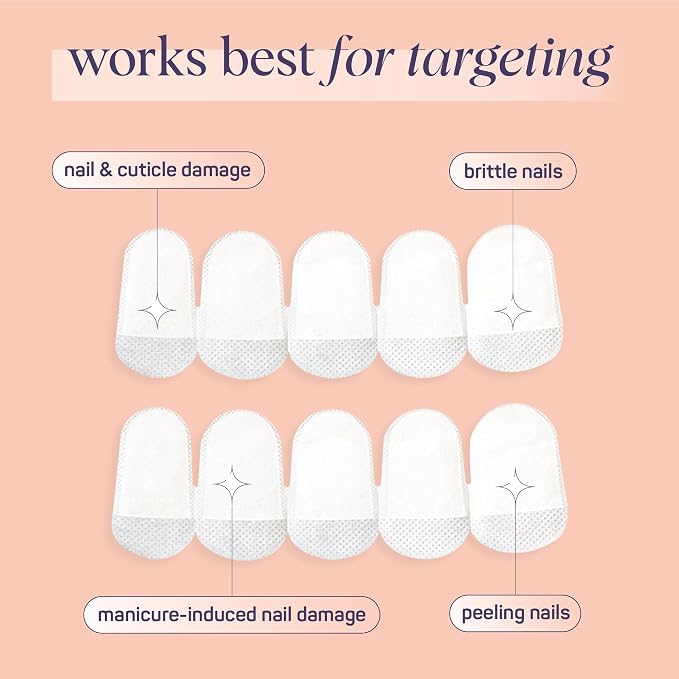 SpaLife Japanese Camellia Oil & Vitamin E Nail Cuticle Wrap 6-Pack (60 Count) - Moisturizing Masks, Dermatologist Recommended, Hydrating Cuticle Repair Mask for Brittle Nails, Spa Treatment