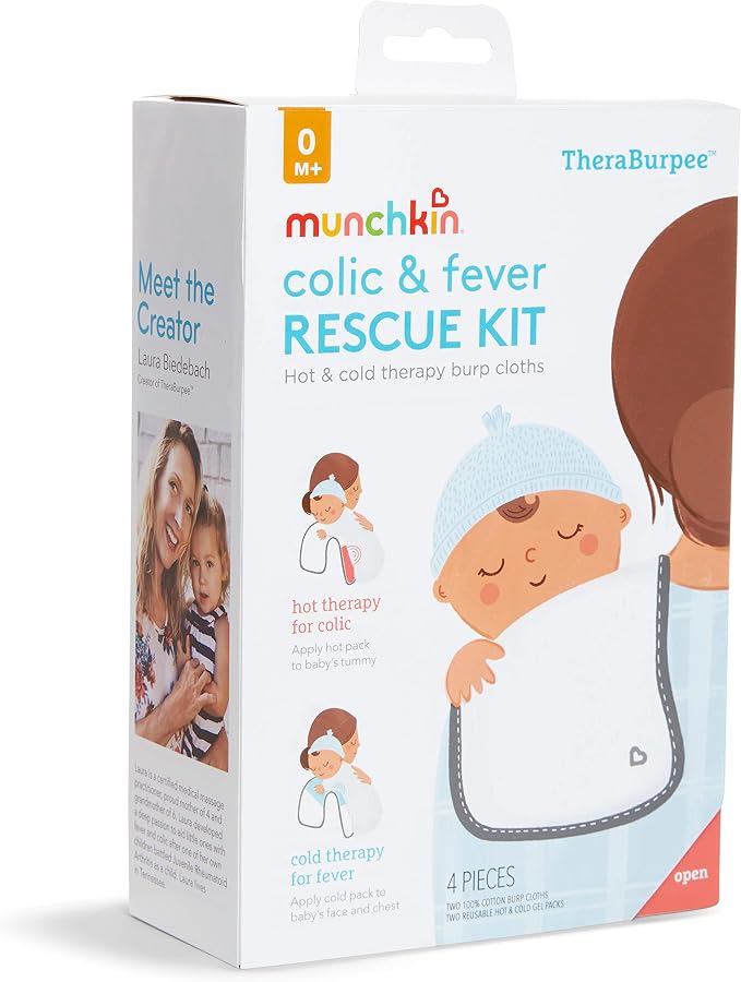 Munchkin® TheraBurpee Colic & Fever Rescue Kit with Hot & Cold Therapy Burp Cloths