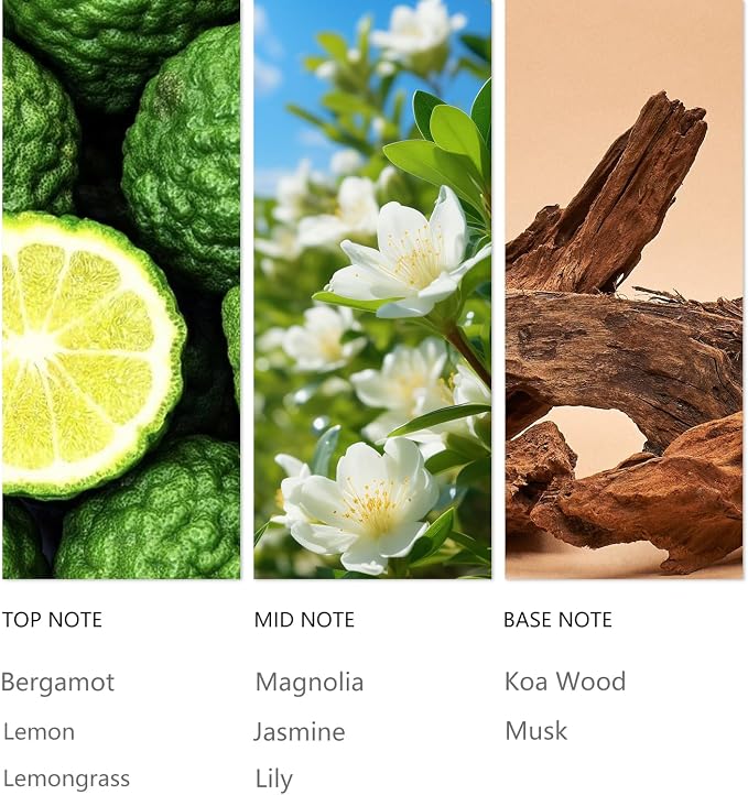 Bergamot 22 Essential Oil 500ML, Long Lasting Scent Oils for Cold Air Diffusers, Luxury Aroma for Home Spa Office, Notes of Bergamot, Lemon, Magnolia, Jasmine, Musk Premium Fragrance Oils