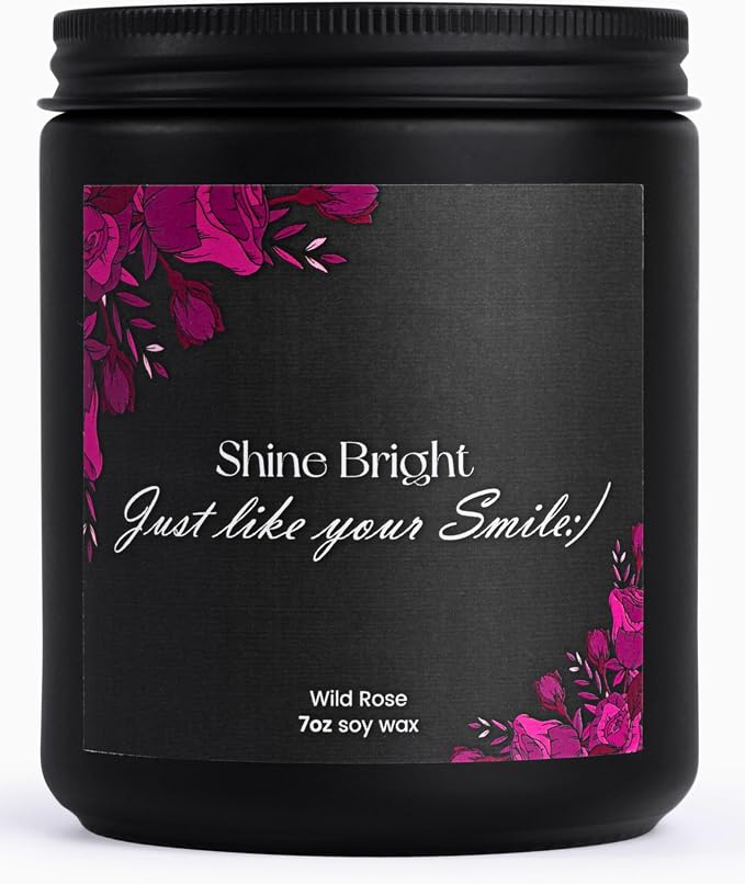 Wild Rose Soy Candle 7oz – Relaxing Aromatherapy | Floral rose aroma · Clean burn · Long-lasting scent · Calming effect · Stress relief · Cozy home feel · Gift ready