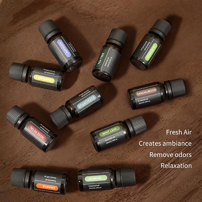 Essential Oils Set,Top 5 Blends for Diffusers, Candle Making Scents, Home Products, Fragrance, Aromatherapy, Humidifiers, Gifts（Lavender）