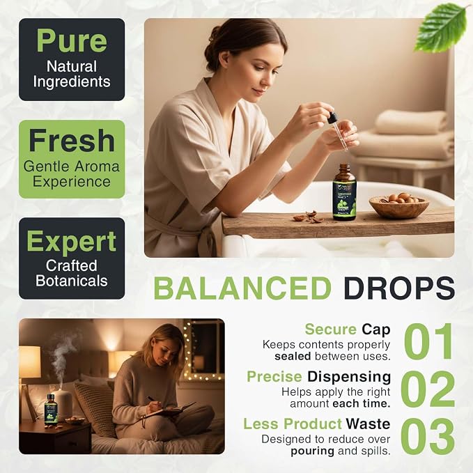 Spearmint Essential Oil for Diffusers | Natural Aroma Oil for Home Fragrance, Humidifier & DIY Candle Making, Long Lasting Scent for Office, Bedroom & Soothing Scent 4 Fl Oz (120 mL)