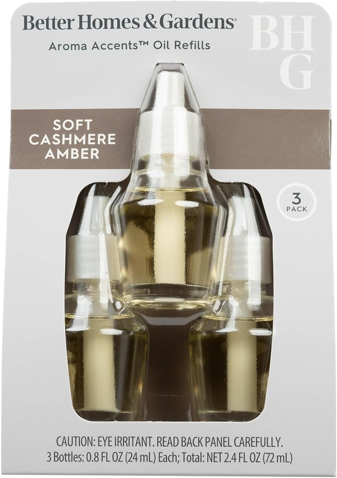 Aroma Accent Oil Refills (3pack) (Soft Cashmere & Amber)