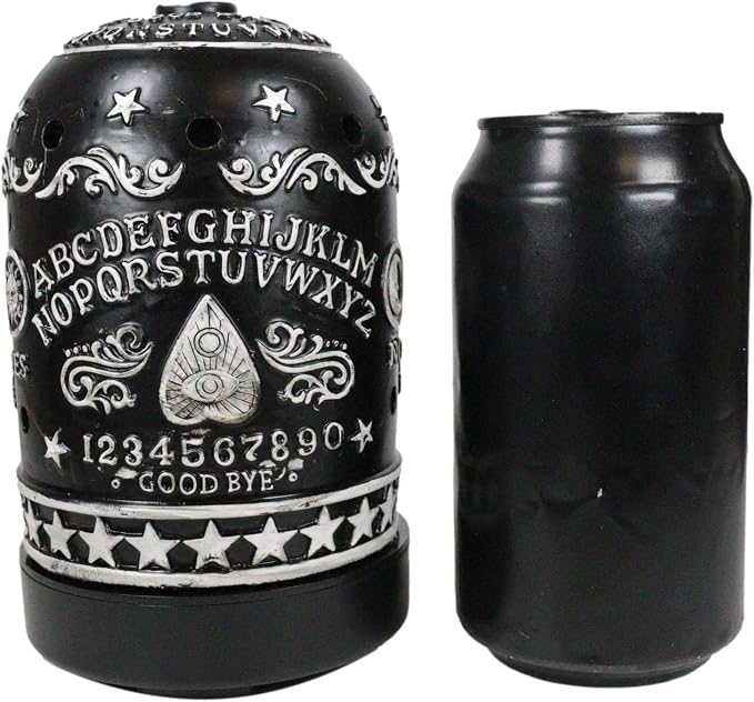 Ebros Gift Wicca Occult Ouija Spirit Board Planchette Eye of Providence Pentagram Aroma Essential Oil Diffuser with Colorful LED Lights and Electronic USB Power Cord Home Aromatherapy Accessory
