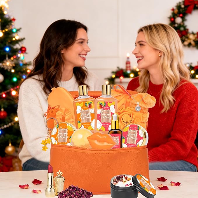 Gifts for Women, Birthday Gifts, Bath Sets for Women Gift - 20-Piece Bath Gift Set, Bath and Body Gift Sets, Spa Gift Sets | Spa Kit, Gift Sets for Christmas Valentines Day Mothers Day for Mom