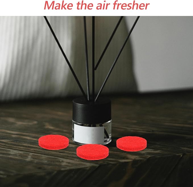 Zerodeko Essential Oil Diffuser Reusable Cotton Pads 100pcs Scenting Pads No Lint USA Bulk for Necklace Locket
