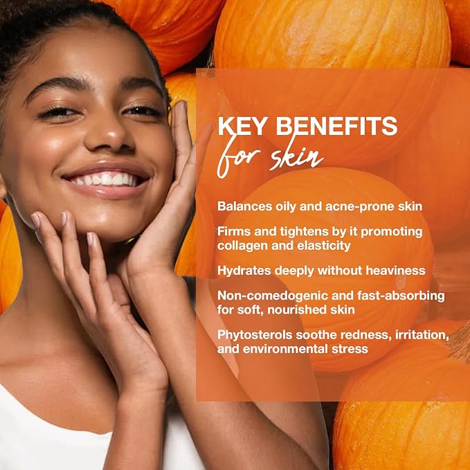 100% Pure Virgin Pumpkin Seed Oil Cold Pressed Unrefined Carrier Oil for Hair Growth Support Scalp Massage Glowing Skin, Rich in Omega 3, 6 & Zinc - 1 fl oz (30ml)