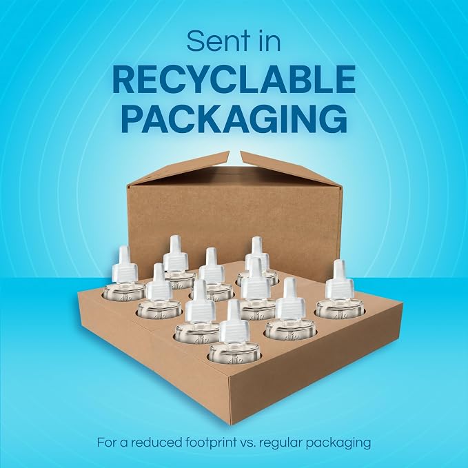 Air Wick Plug-In Scented Oil Refills, 10 Count, Fresh Linen, Air Freshener, Essential Oils, Eco Friendly