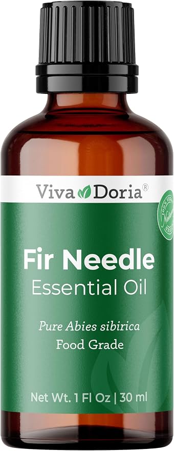 Viva Doria Fir Needle Essential Oil, 100% Pure, Natural Essential Oil, Undiluted, for Aromatherapy | Food Grade, 30 mL (1 Fluid Ounce)