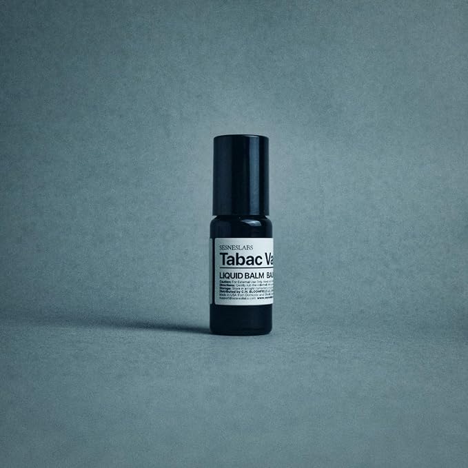Tabac Vanille Roll-On Perfume - Alcohol Free, Aromatherapy, Unisex, Vegan - 10ml/0.33oz