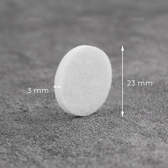 AUEAR, 100 Pack White Round Mini Diffuser Refill Pads Replacement Pad for Necklace Pendant