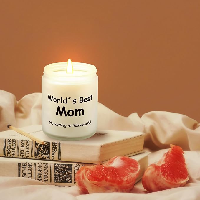 Lihome Mothers Day Gifts for Mom from Daughter Son, Funny Mother's Day, Fathers Day, Birthday, Thanksgiving, Christmas Gifts, Vanilla Coconut Candles