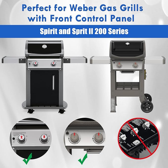 Spirit ii E210 Replacement Parts for Weber Spirit Grill Parts Flavorizer Bars Burner Spirit 210 E-210 S-210 Spirit II E210 Gas Grill Parts Spirit E-215 E-220 S-220 Spirit 2 Grill Parts