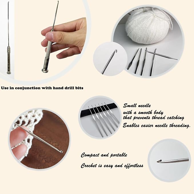 41PCS Mold Punch Wicking Needle Tools Inserting Tool for Candle Making Adjustable Punch Needle Long Silicone Mold Hook Needle Drill Candle Wick Hole Drill Steel Sticks to Make Holes in Candles Soap