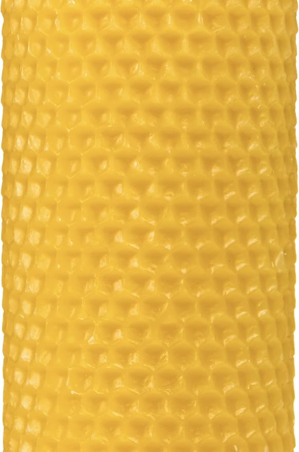 Hexagon Pillar Beeswax Candles - 2x5 Pillar Candle for Home Decor, Mood Lighting, Gifts - 45 Hour - Natural Beeswax Scent, Clean Burning, Smokeless, Dripless - 1 Pack - Alternative Imagination