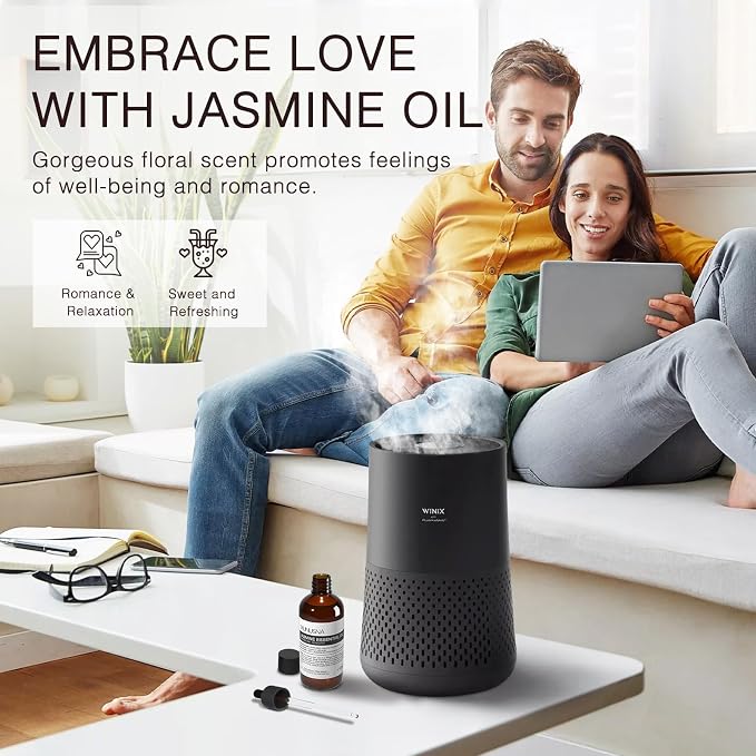 Jasmine Essential Oil 100ML, 100% Pure Natural Jasmine Oils Premium Grade Aromatherapy Oil for Face Skin Body Care, Diffuser, Massage, Home, Soap and Candle Making