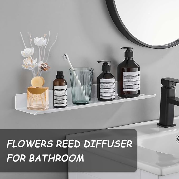 Flowers Reed Diffuser Sticks Set, Scent Diffuser Stick, Fake Dried Flowers Fragrance Oil Reed Diffuser Sticks for Bathroom Shelf, Office, Home Kitchen Decor (Bottle Not Included)