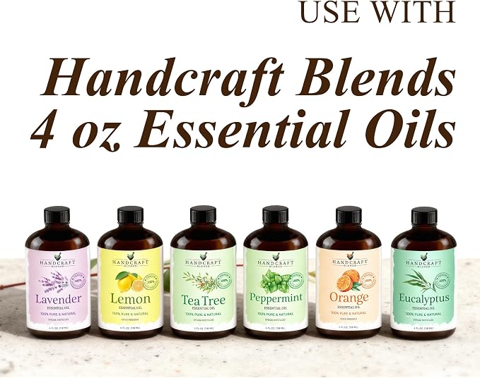 Handcraft Blends Glass Oil Dropper for 4 oz Bottles – With Plastic Protector – For Carrier Oils and Essential Oils Glass Bottles