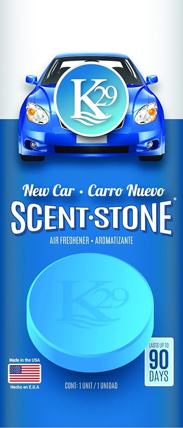 (K16002-4) K29 'New Car' Stone Air Freshener, (Pack of 4)