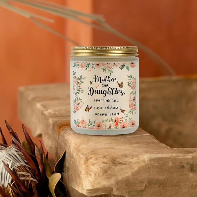 Gifts for Mom from Daughter, Mom Gifts Candle from Daughter, Mother and Daughter Never Truly Apart