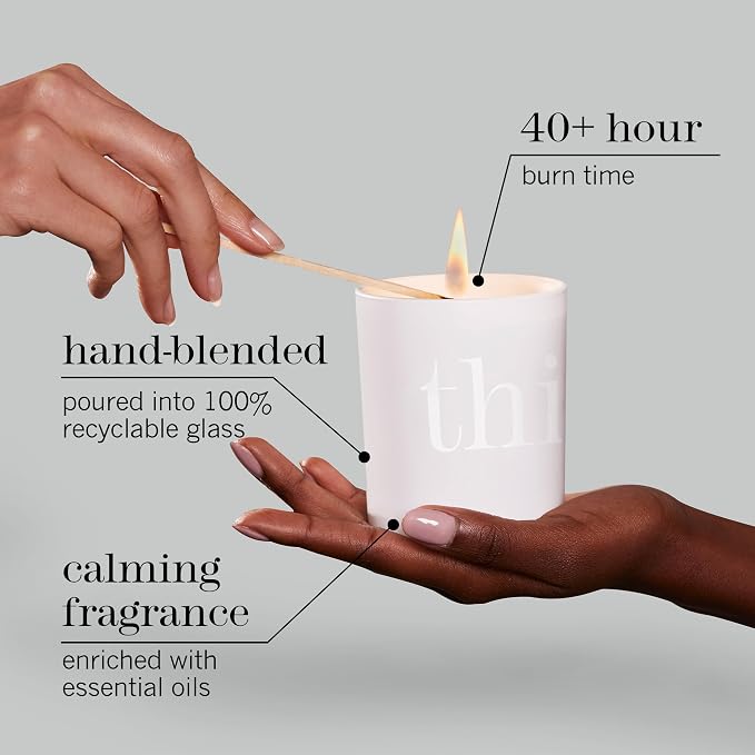 This Works Lavender & Vetivert Candle, 220 gm - Hand Poured and Blended with Essential Oils - Soothing and Relaxing