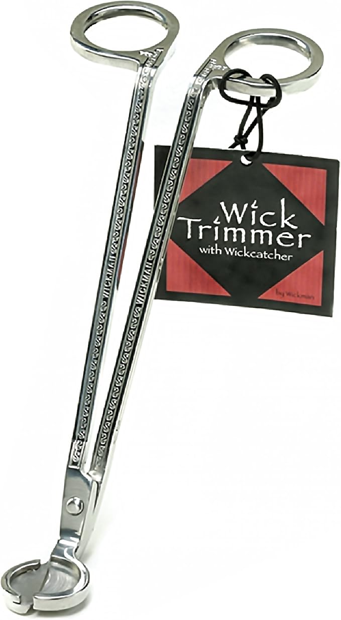 Wickman Stainless Steel Polished Wick Trimmer,Silver
