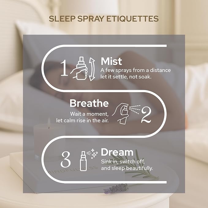 Carnatia Sleep Spray with Melatonin – Lavender & Chamomile Pillow Mist | Aromatherapy Essential Oil Blend for Relaxation & Deep Sleep | 4 fl oz Calming Bedtime Spray