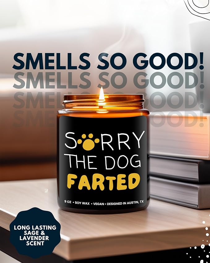 Funny Dog Mom Candle, Funny Dog Mom Gifts for Women, Unique Pet-Themed Gift for Men, Presents for Pet Lovers, Gifts for Women, Pet-Themed Father Present, Cool Dogs Stuff Mothers Day, Pet Lover Gift