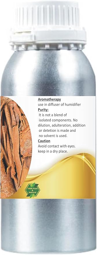 LEVENMOOI Therapeutic Grade Essential Oil – Pure & Natural for Aromatherapy, Humidifiers, Diffusers & DIY Uses (1000ML, Cinnamon)