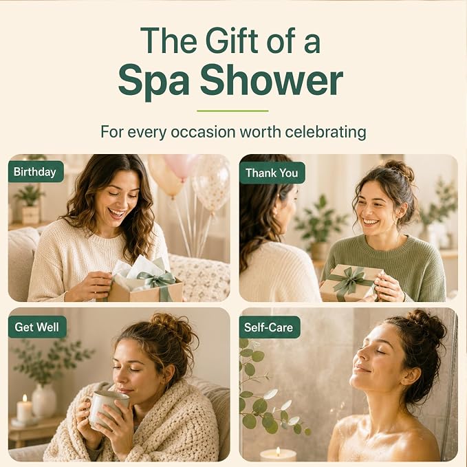 Shower Steamers Aromatherapy - USA Made with Natural Ingredients & Eucalyptus Essential Oil, Large Shower Bombs, Relaxation Spa Gifts for Women & Men, Unique Self Care Gifts