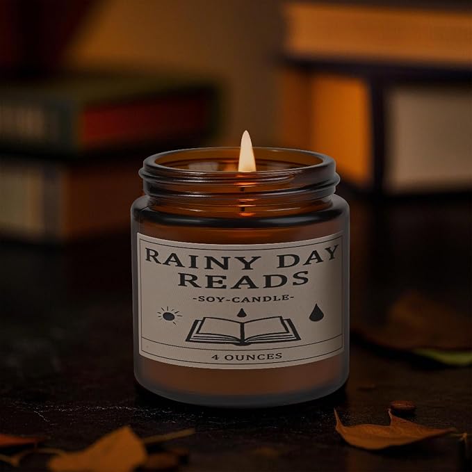 Book Lover Candle,Book Lovers Gift Ideas, Candle for Women, Reading Gifts, Birthday Gifts, Holiday, Scented Candles for Men, Women, Librarian