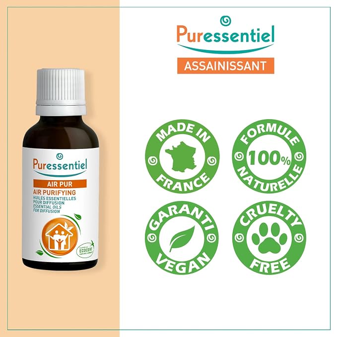 Diffusion Essential Oil - Air Purifying Blend by Puressentiel for Unisex - 1.01 oz Oil