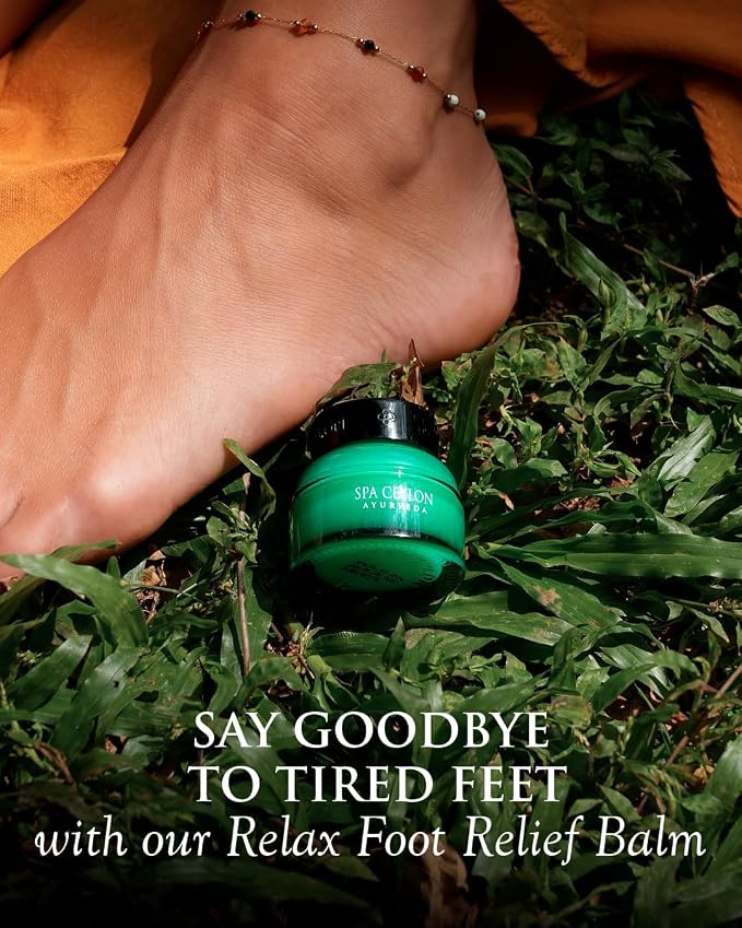 SPA CEYLON RELAX Foot Relief Balm | Instant Cooling & Soothing | relief for tired & fatigued feet | Hydrating | Suitable for all skin types