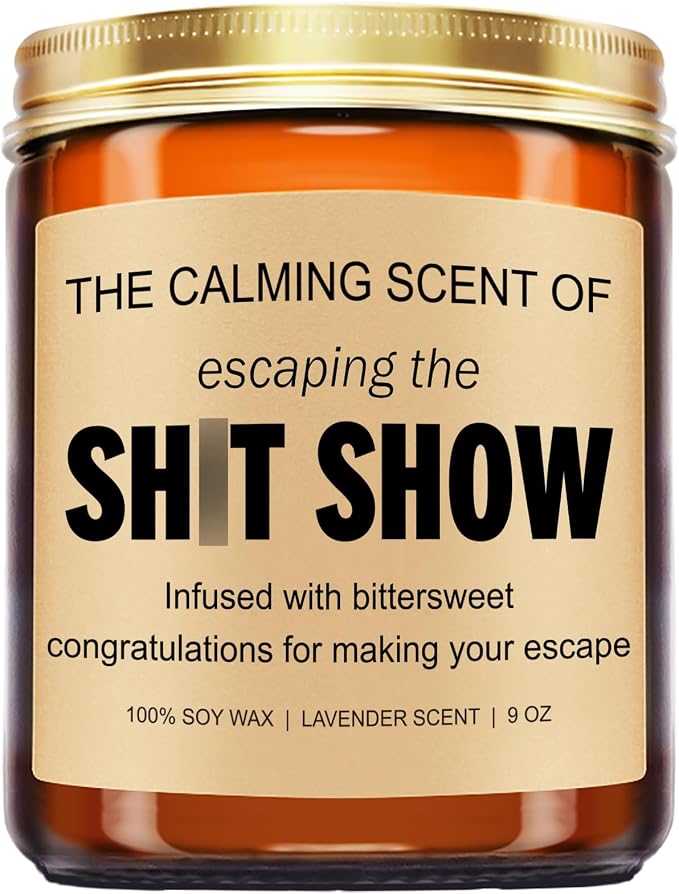 Younift Sarcastic Candles, Going Away, Goodbye, Farewell Gifts for Coworkers - Retirement, Coworker Leaving Gifts for Women, Men - Leaving Job, Moving Away Presents for Friends, Boss, Work Bestie
