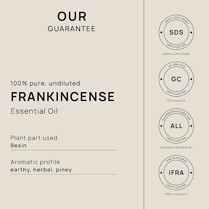 VINEVIDA Frankincense Essential Oil - 32 oz - Undiluted - DIY Candle Scents - Bulk for Soap Making