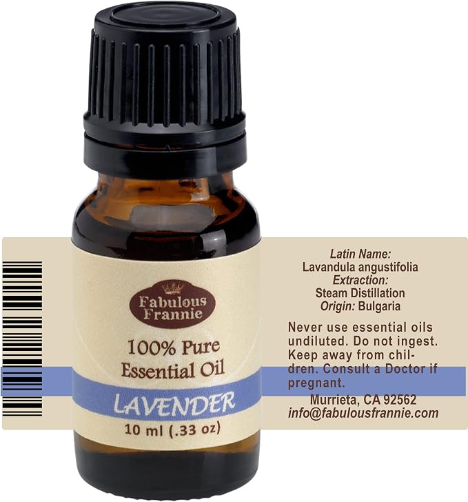 Fabulous Frannie Skin Care Pure Essential Oil Set Come with Lavender Bulgarian, Frankincense, Rejuvenate Blend 10ml (Pack of 3)