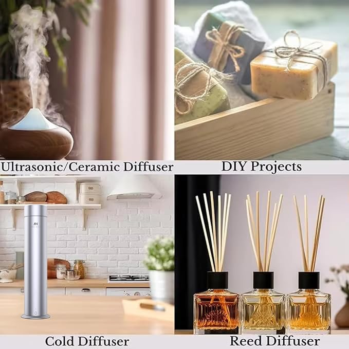 Dream On Diffuser Oil 120ml – Hotel Collection Essential Oils for Diffuser – White Tea, Vanilla & Cedarwood – Luxury Home Scent – Hotel Inspired Aromatherapy Oil for Home & Office