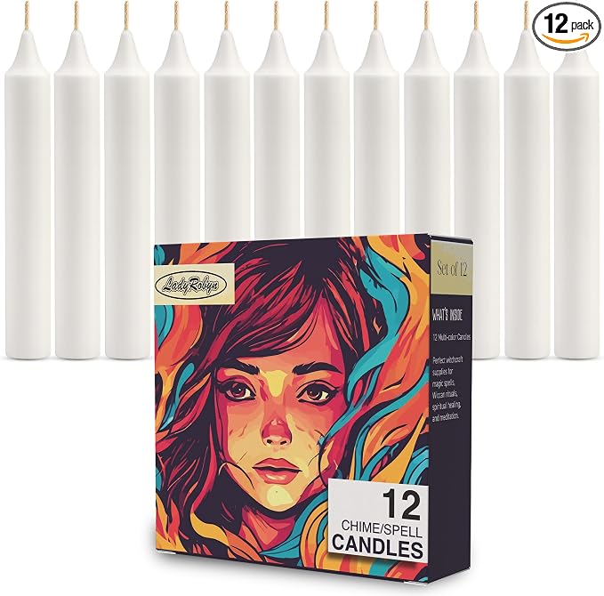 Spell Candles (Set of 12, White)