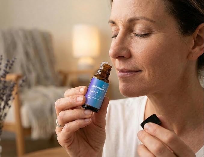 Calm Essential Oil 15ml - 100% Pure Blend for Relaxation, Emotional Balance & Calm Focus - Lavender, Chamomile, Bergamot & Sandalwood