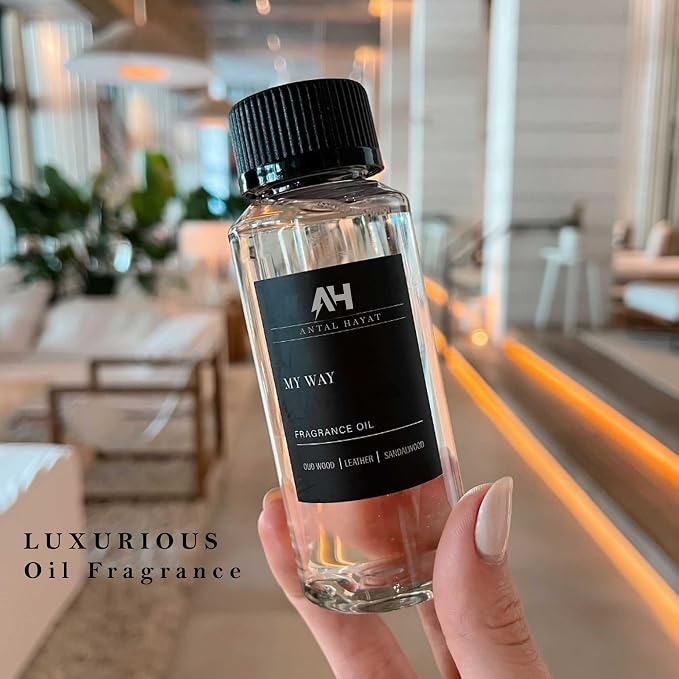 My Way Diffuser Oil 50ml – Hotel Scent for Home, Waterless & Cold Air Diffusers - Luxury Hotel Inspired Aromatherapy Scent Diffuser Oil - Home Luxury Scents - Essential Oils Air Freshener