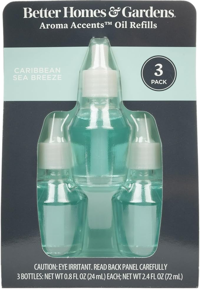 Aroma Accent Oil Refills (3pack) (Caribbean Sea Breeze)