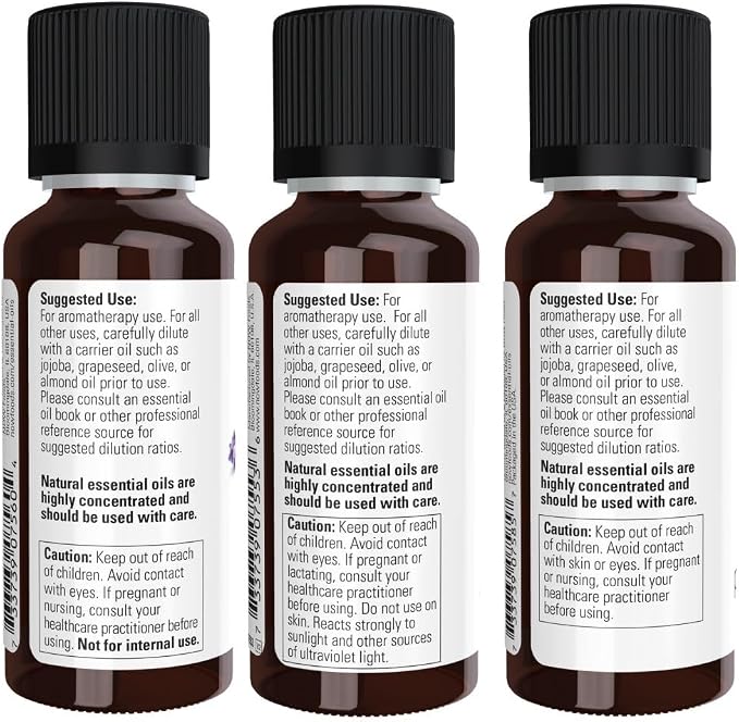 3-Pack Variety of Now Essential Oils: Summer Fun - Lavender, Grapefruit, Peppermint