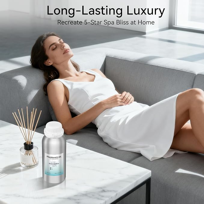 JEPEErbz Ritz Carlton Hotel Scent Essential Oil (500ml / 16.9oz), Essential Oil for Diffuser, Natural, Long-Lasting, Premium Fragrance Similar to Luxury Hotel Scent, Ideal for Home & Spa