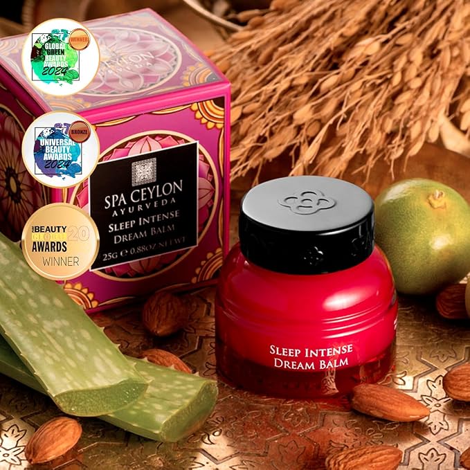 SPA CEYLON SLEEP INTENSE Dream Balm | Intense Pacifying Blend | Silicone-Free | Hydrating | Promotes Restful Sleep | Suitable for all skin types